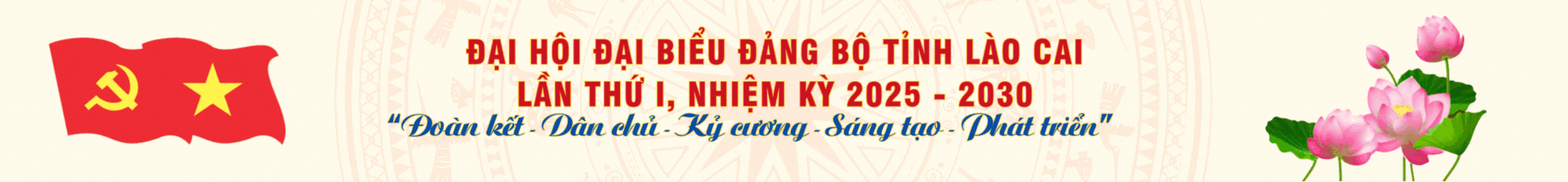 ĐẠI HỘI ĐẢNG BỘ TỈNH LÀO CAI 2025